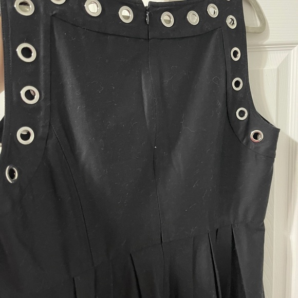 Calvin Klein short black grommet dress Size 14 NWT - Picture 4 of 5